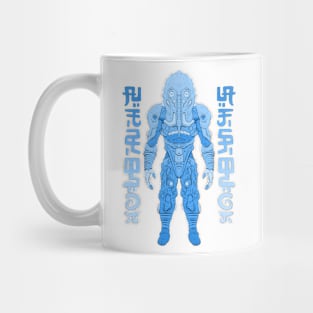 Blue Kaiju Fighter Mug